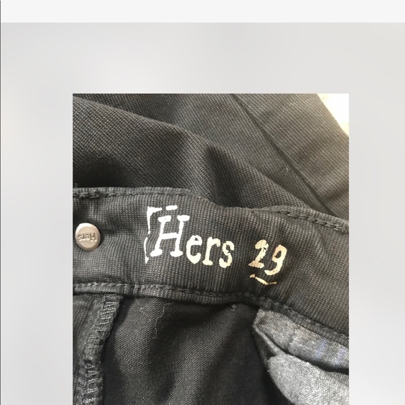 Tommy black tie up ankle detail denim jeans - Picture 5 of 5